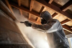 Attic Insulation, spray foam