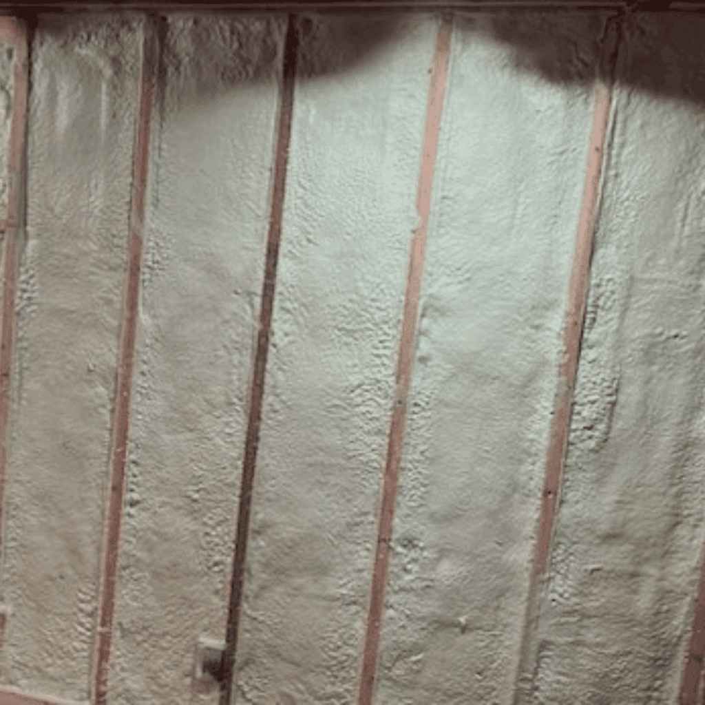 Spray foam wall insulation Wall Insulation with Spray foam